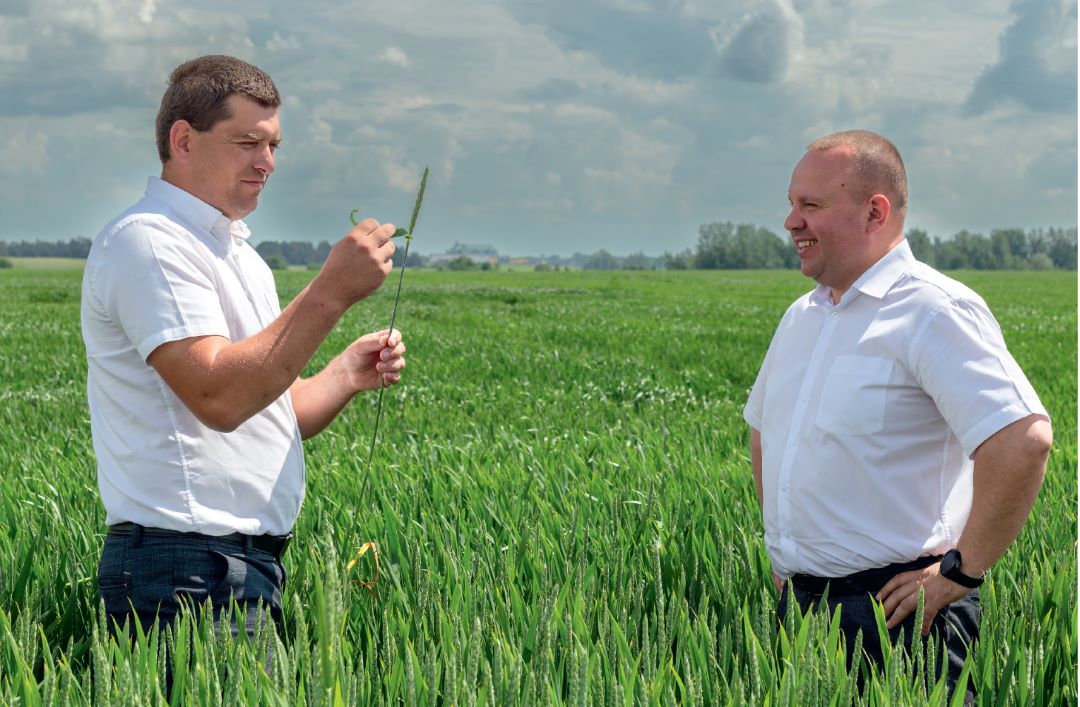 П. М. Чечко (слева) и А. И. Пищ